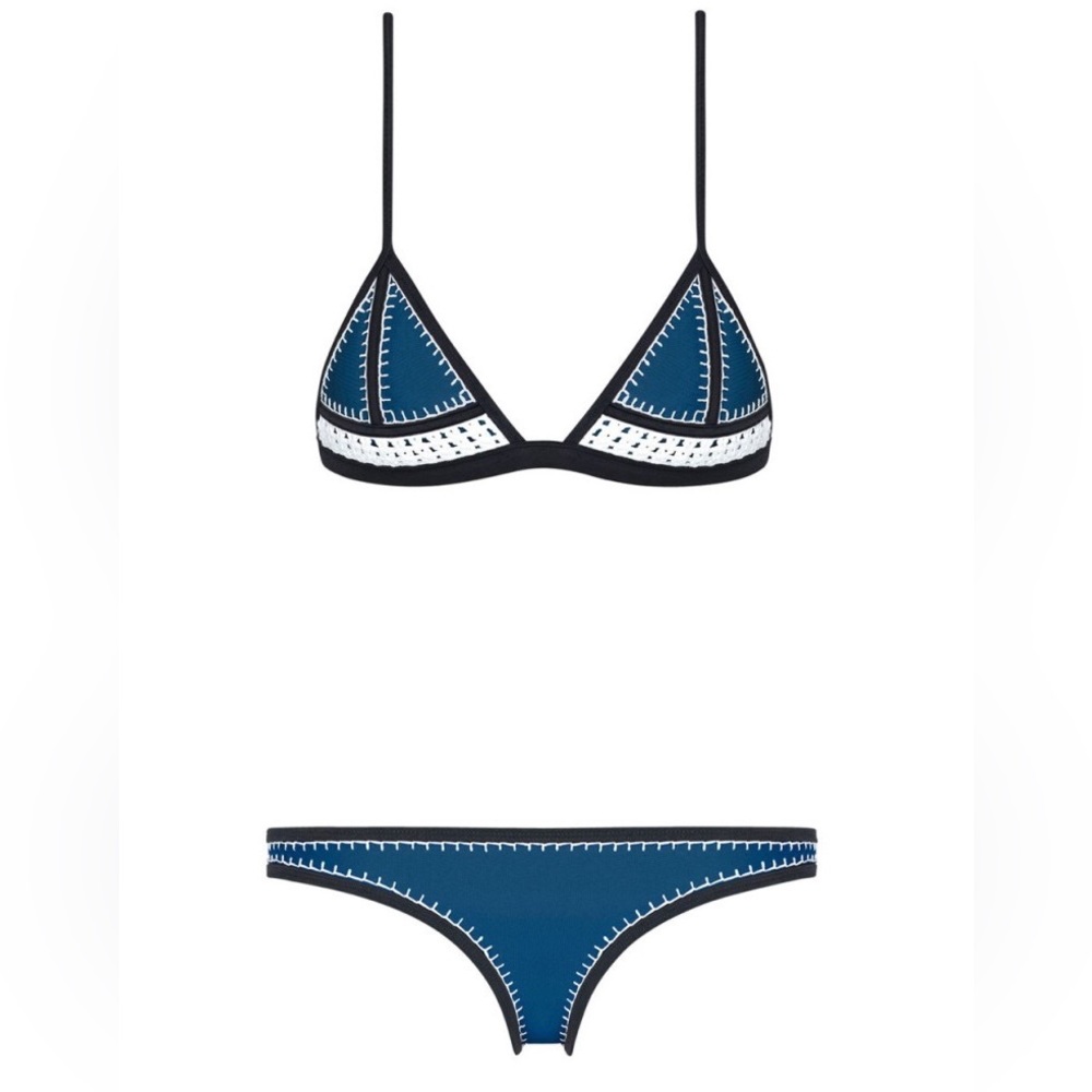 Triangl Hotel California Bikini XS top and XXS bottoms
